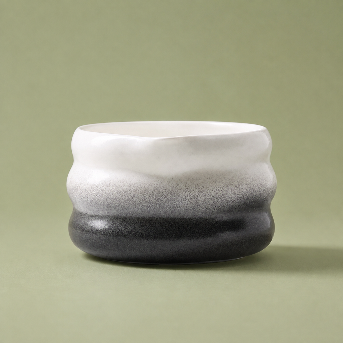 Bol à Matcha - Bec Verseur Dégradé Noir