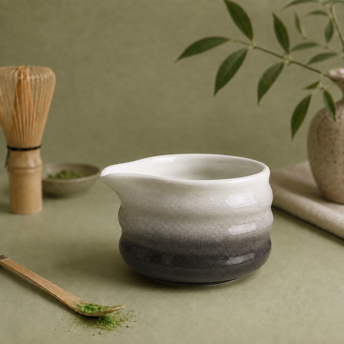 Bol à Matcha - Bec Verseur Dégradé Noir