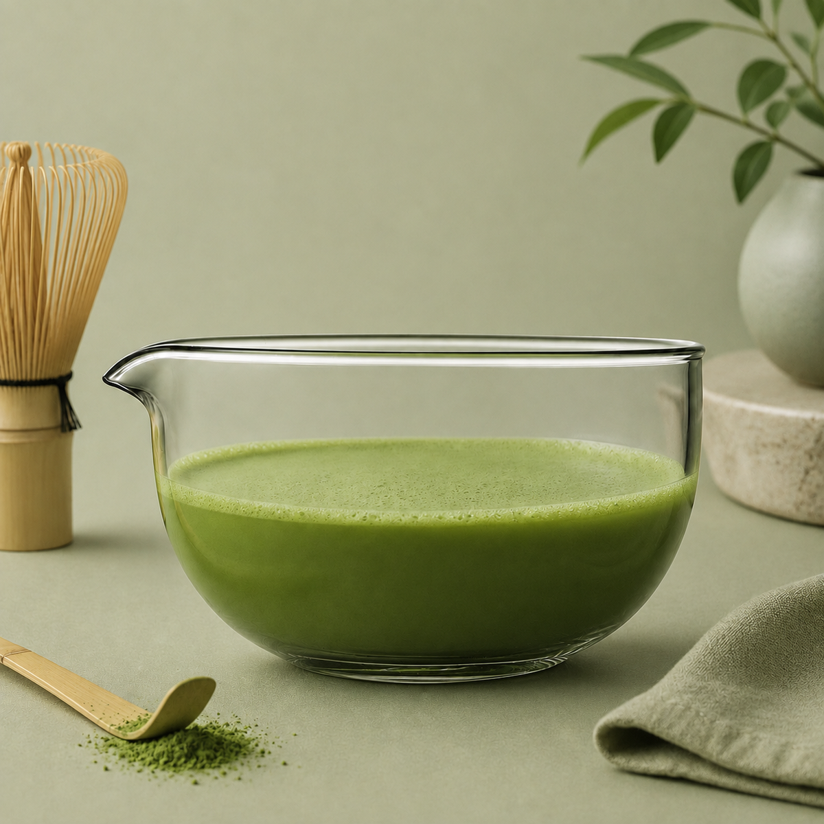 Bol à Matcha - Bec Verseur Translucide