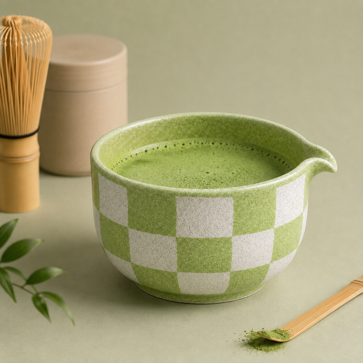 Bol à Matcha - Bec Verseur Vert