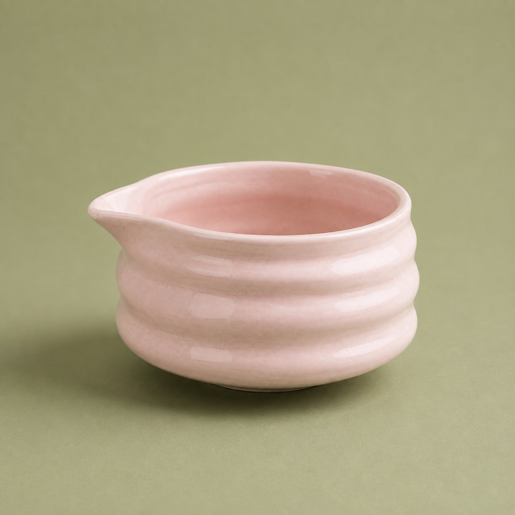 Bol à Matcha - Ondulé Rose