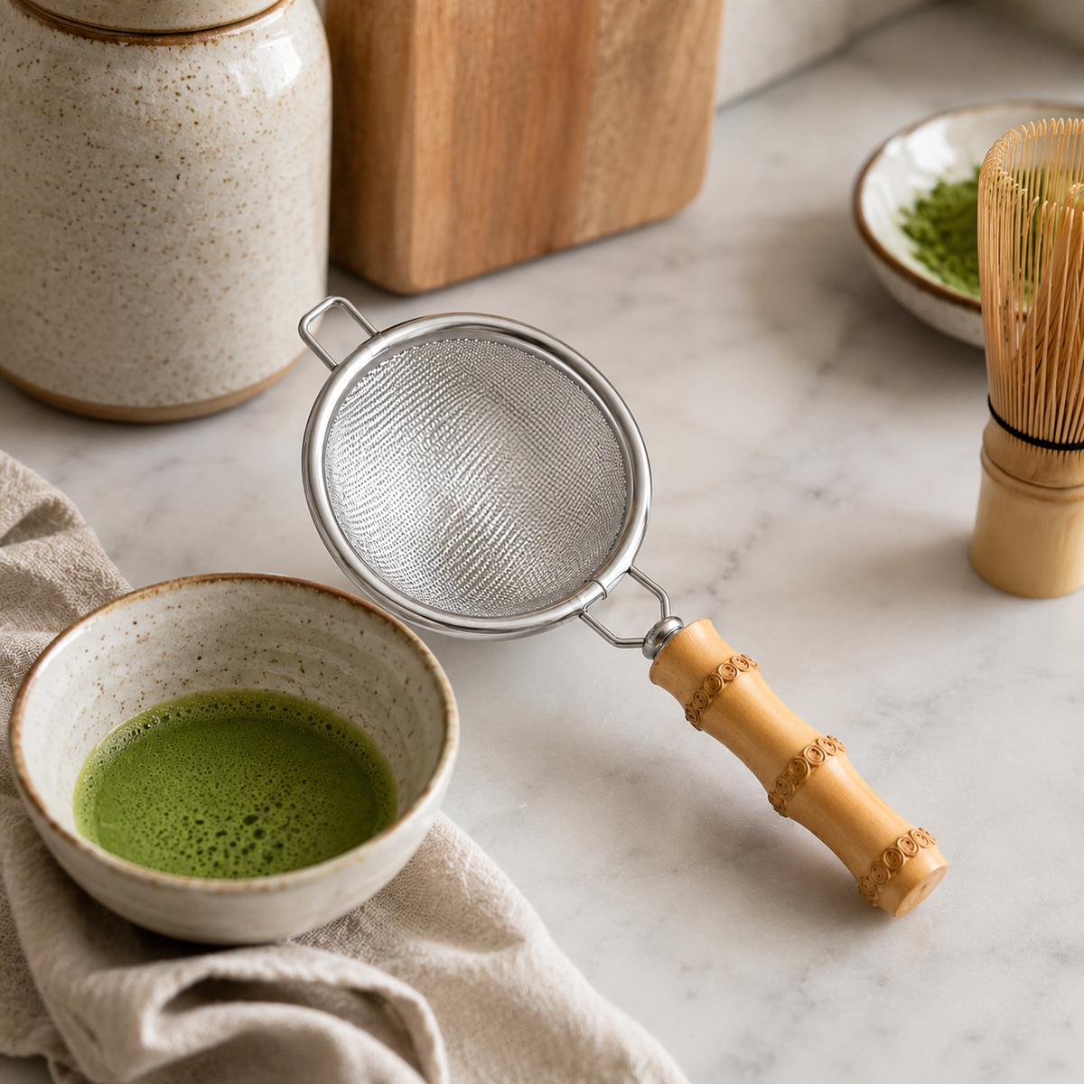 Tamis à Matcha - Kobo Argenté