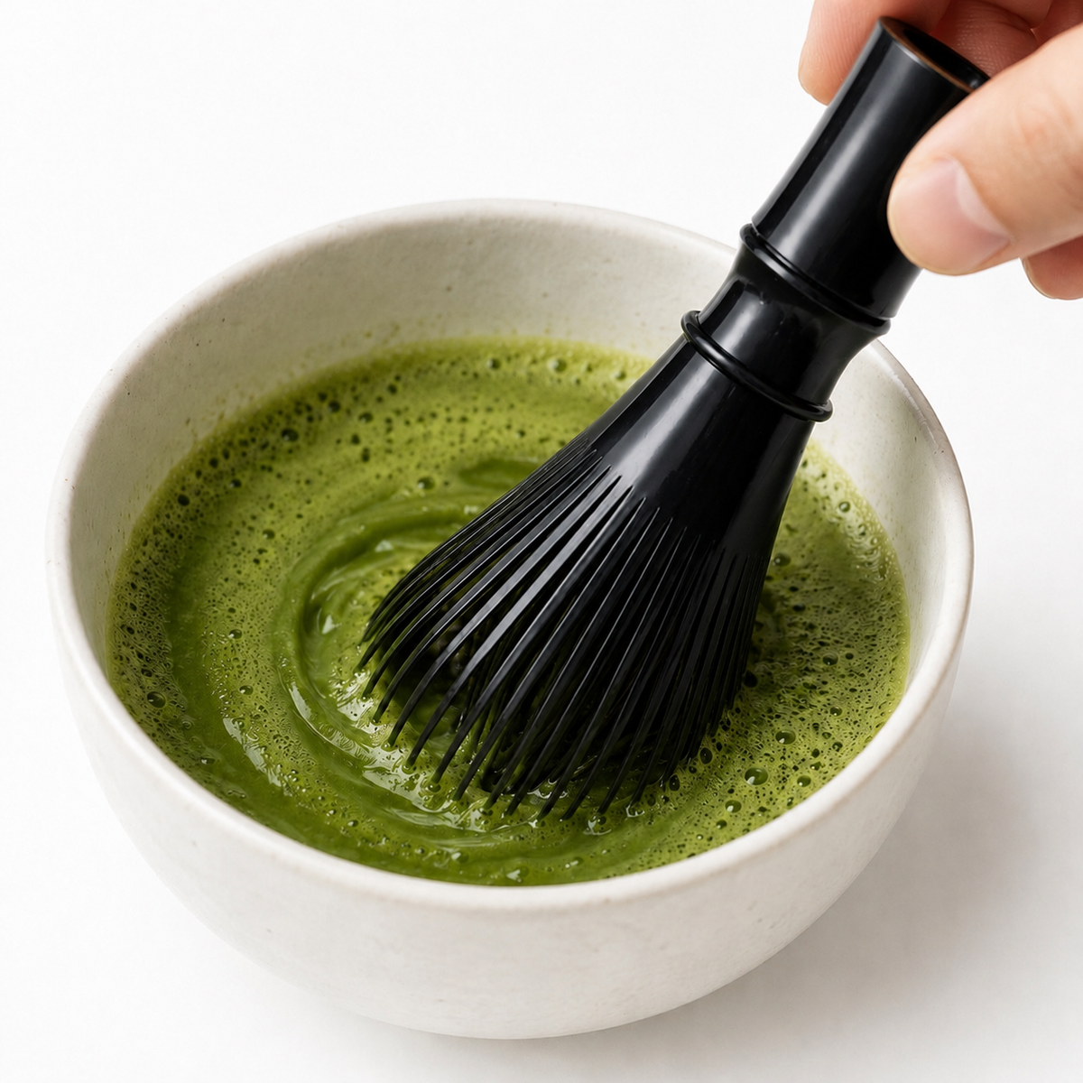 Fouet à Matcha - Lavable Noir