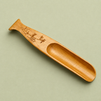 Cuillère à Matcha - Bois Gravé
