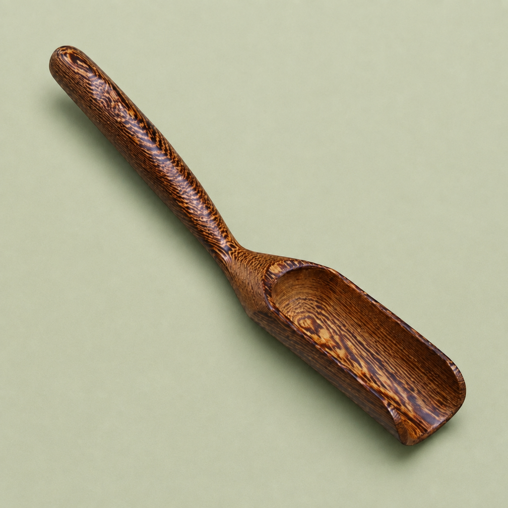 Cuillère à Matcha - Bois Texturé