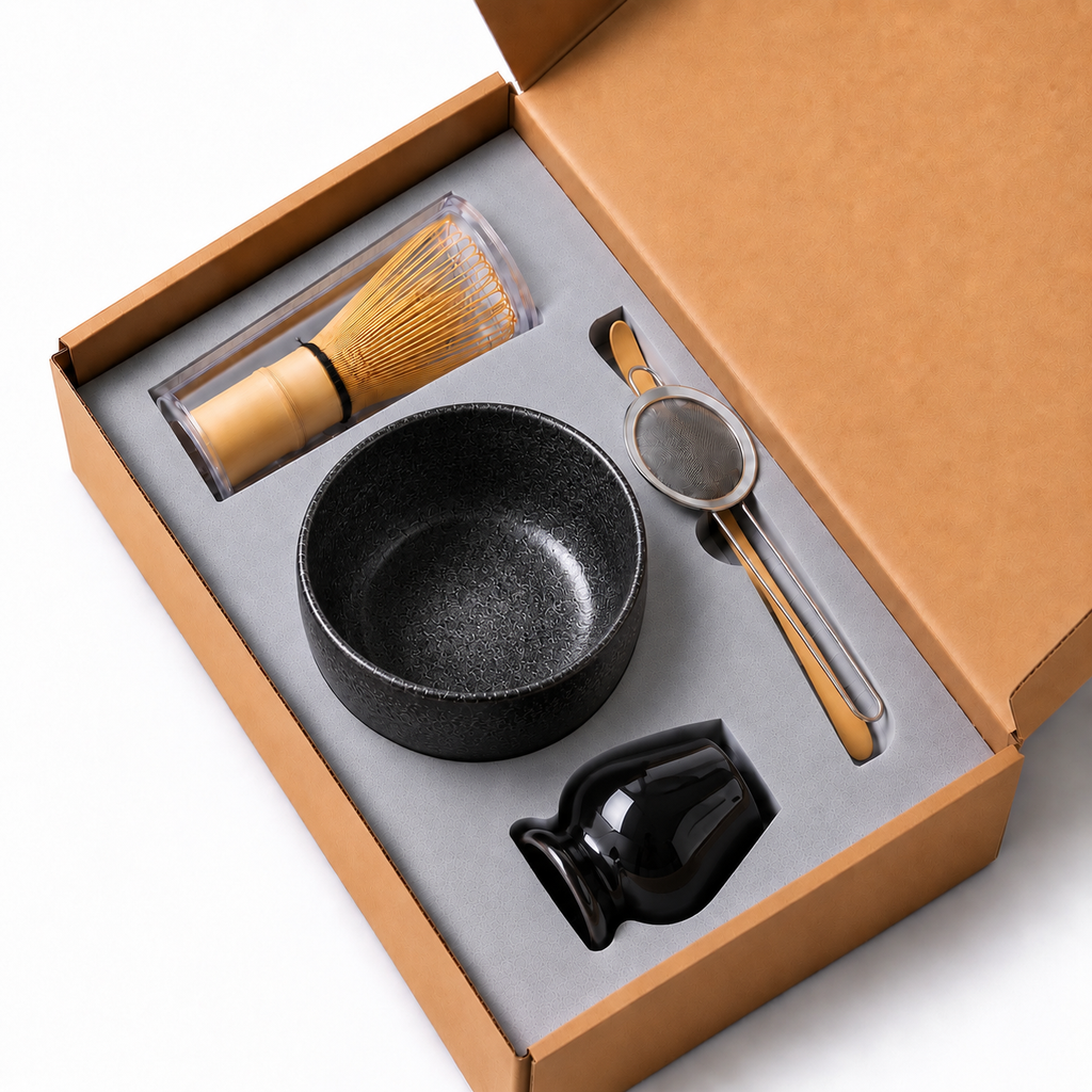 Kit Matcha Tradition 6 Pièces - Noir Onyx