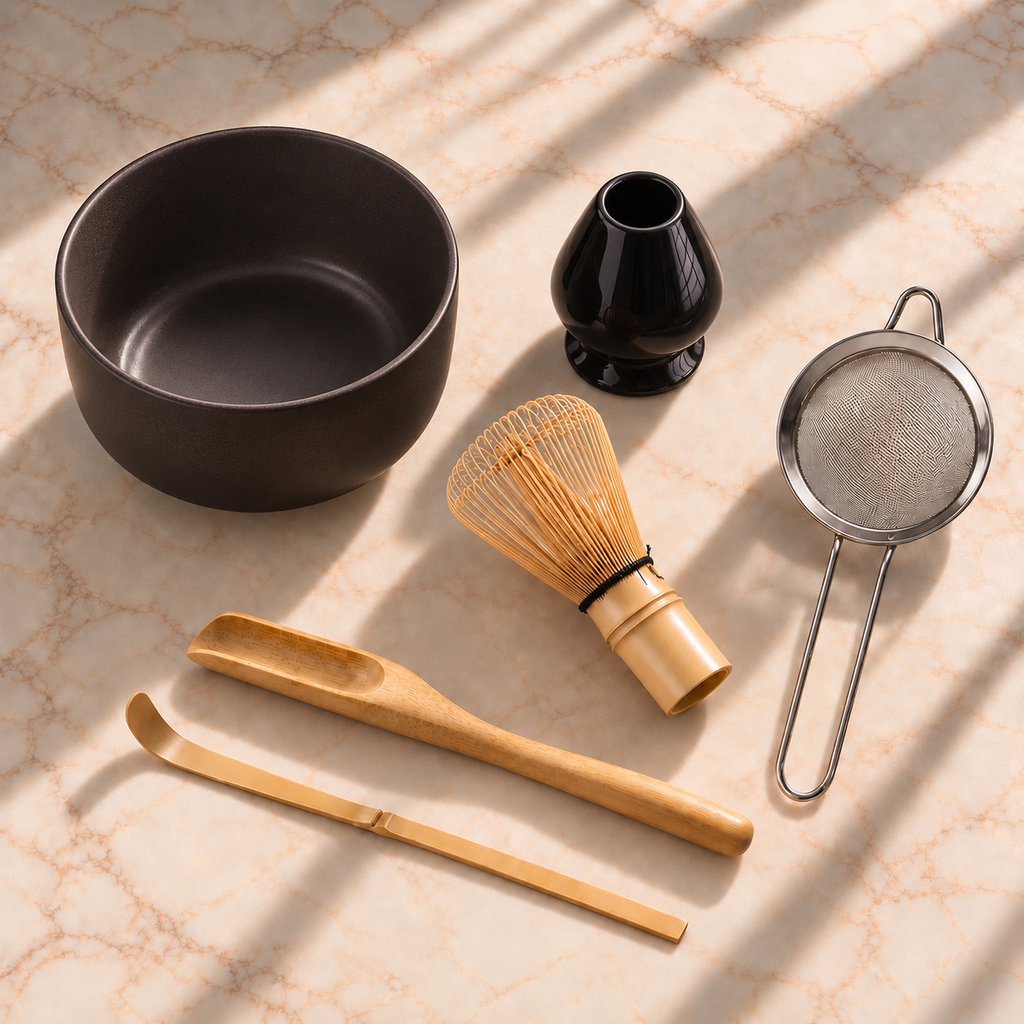Kit Matcha Tradition 6 Pièces - Noir Ébène