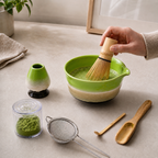 Kit Cérémonie Matcha 6 Pièces - Vert Oribe