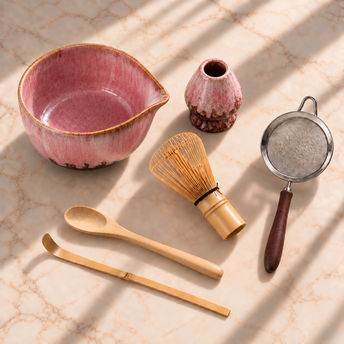 Kit Matcha Premium - Rose Sakura