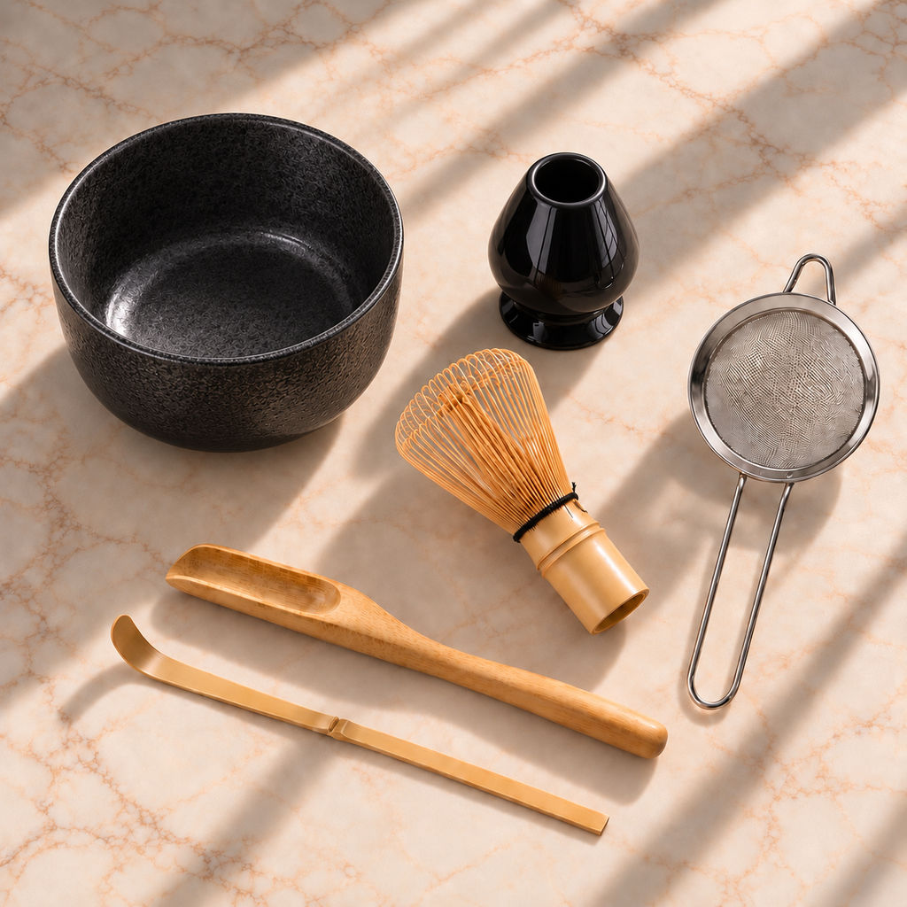 Kit Matcha Tradition 6 Pièces - Noir Onyx