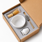 Kit Cérémonie Matcha 6 Pièces - Blanc Porcelaine